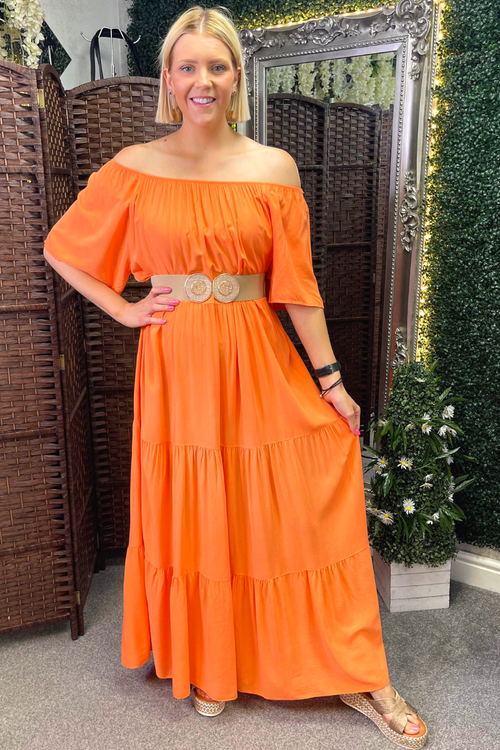 MISSY Maxi Dress - Orange (NO RETURNS)