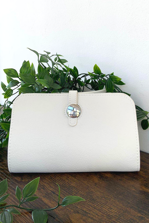 MARIE Dogon Style Wallet - White